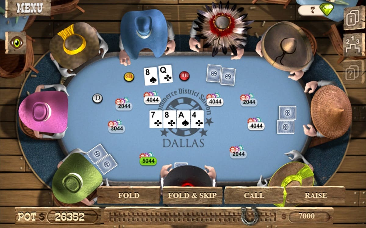 Как играть в покер Техасский Холдем онлайн против компьютера
